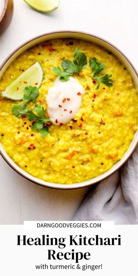 Kitchari Recipe, Raw Salad, Best Risotto, Veggies Recipes, Turmeric Recipes, Ayurvedic Recipes, Healthy Gluten Free Recipes, Salad Dessert, Indian Spices