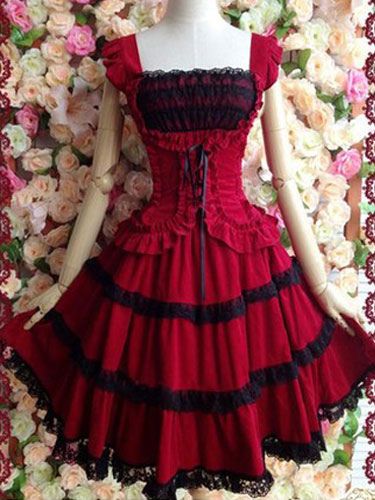 Puff Dress, Gothic Design, Barbie Style, Jumper Skirt, Suspender Dress, Mori Girl, Cosplay Dress, Gothic Outfits, Mode Inspo