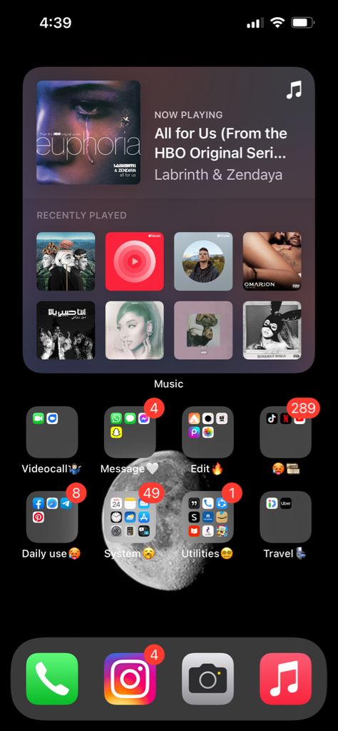 #iphone #apple #homescreen #aesthetic #music #euphoria Euphoria Homescreen, Layout Homescreen, Phone Customization, Aesthetic Music, Phone Inspo, Layout, Screen, Incoming Call Screenshot, Iphone