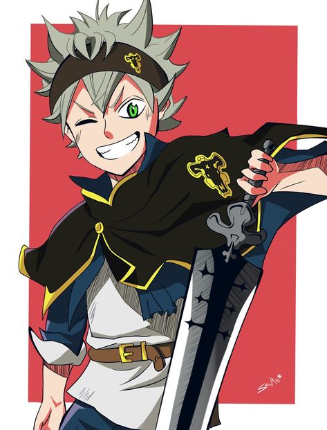 Asta || Black Clover Laxus Fairy Tail, Black Clover Wallpaper, Black Clover Asta, Asta Black Clover, Black Clover Manga, Black Bull, Black Clover Anime, Black Cover, Black Clover