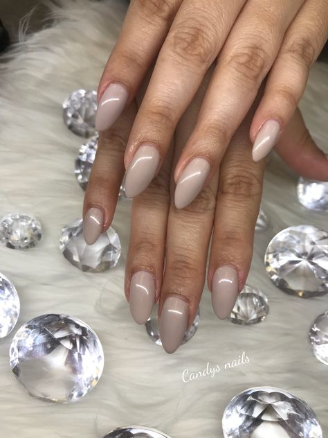 Gray Beige Nails, Grey Beige Nails, Nude Beige Nails, 25 Nails, Gel Overlay, Beige Nails, Gray Nails, Fire Nails, Classy Nails