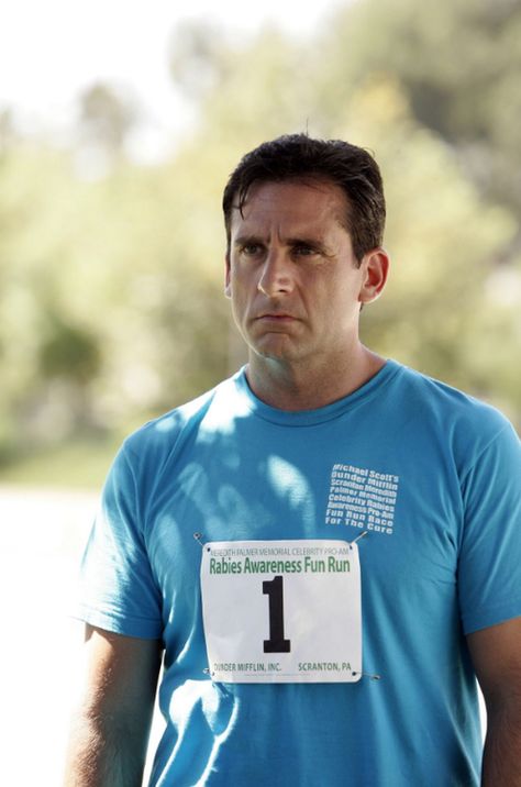 Rabies Awareness The Office Fun Run, Meredith Palmer, The Office Show, Office Fun, Office Color, Mental Toughness, Abc Book, Steve Carell, Dunder Mifflin