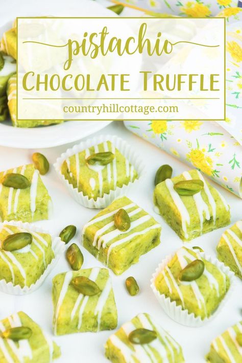 Fancy Chocolate Truffles, Pistachio Truffles Recipe, Pistachio Truffles, Easy Chocolate Truffles, Truffle Balls, Truffle Recipe Easy, Chocolate Truffles Recipe, Easy Indian Dessert Recipes, Truffle Chocolate