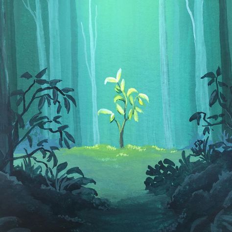 Ruth Wilshaw, Poster Color Painting, Concept Art Tutorial, Picture Books Illustration, Gouache Art, Painting Art Lesson, Nature Art Painting, Fantasy Art Landscapes, Art Inspiration Painting