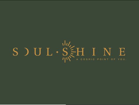 Soul Shine by Arkane Creative Soul Logo Design Ideas, Letter S Design Creative, Soul Logo Design, Sun Branding, Soulful Branding, Soul Branding, Sun Logo Design, Soul Logo, Sunshine Logo