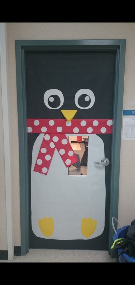 Penguin Classroom Door, January Door Decorations, Preschool Door Decorations, Winter Door Decorations Classroom, Winter Classroom Door, Winter Valentines, Winter Classroom Decorations, Valentines Door, Door Decorations Classroom Christmas