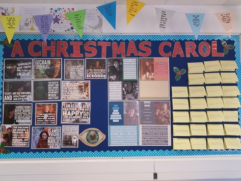 Key quotes and lift up analysis A Christmas Carol Display Classroom, A Christmas Carol Display, English Classroom Displays, A Christmas Carol Revision, Secondary English Classroom, Gcse English Literature, Gcse Revision, Key Quotes, Secondary English