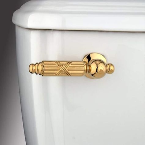 Flush Handle, Brass Toilet, Toilet Handle, Metal Tank, Style Anglais, Wall Hung Toilet, Toilet Tank, Classical Style, Kingston Brass