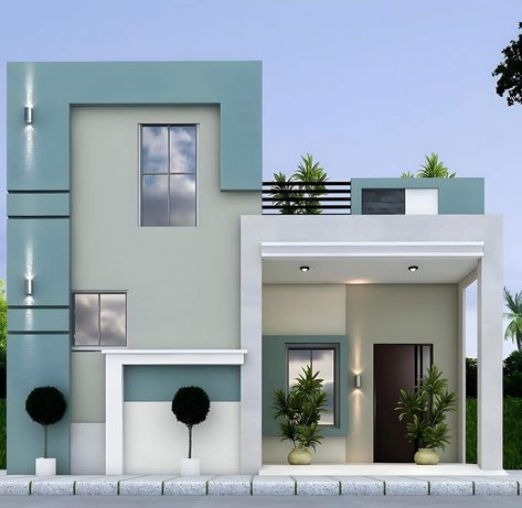 Home Outside Painting Ideas, New Home Front Design, Home Elevation Colour Idea Paint Colors, Home Front Colour Idea Paint Colors, Colours For Exterior Of House, Outside Home Paint Colors Indian, Paint Colors Outside Exterior Houses, Color For Outside House Paint, Paints For Home Exterior