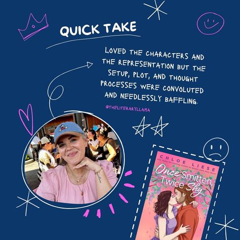 📖 Early Review 📖 • Thank you @berkleyromance for the free early ecopy of ONCE SMITTEN, TWICE SHY, the third book in the Wilmot Sisters series, coming January 2025. Unfortunately, it wasn’t a winner for me. ☕️ • 📝 Review: 2 Stars ⭐️⭐️ I love the disability and neurodivergent representation. I love the characters and their motivations. I love the connection and emotion in the first couple chapters… and then the actual plot setup is entirely convoluted and kept getting more baffling. Some of it... Mind Benders, Ali Hazelwood, Library Card, Thought Process, Short Story, New Shows, Satire, Short Stories, Game Design