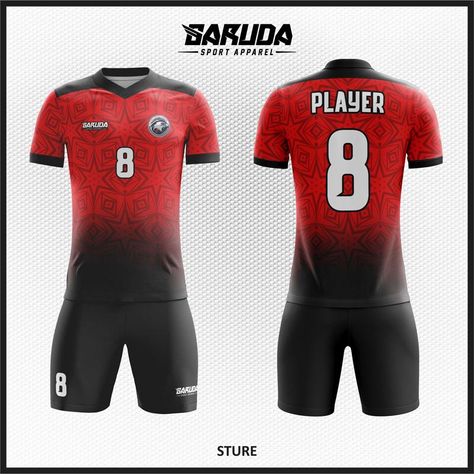 Desain Jersey Sepak Bola Sture Warna Merah Hitam Background Jersey, Jersey Futsal, Design Jersey, Simple Designs To Draw, Art Style Inspiration, Jersey Design, Graphic Design Inspiration, Sport Outfits, Art Style