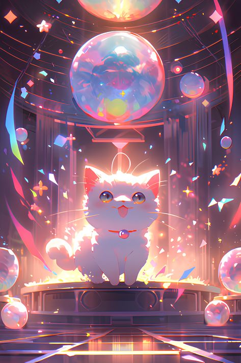 #cutecat #catanimation #party #dancing #readyforparty #cat #happy #discoparty🐱💃 Cute Cat Anime, Party Dancing, Cat Happy, Anime Dancing, Cat Anime, Disco Party, Party Style, Graphic Arts, Lock Screen