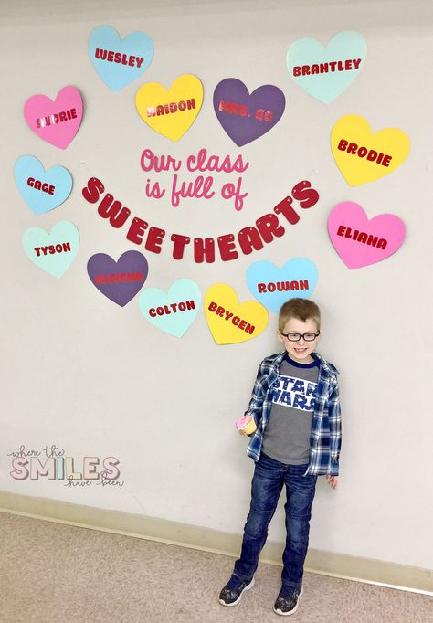 Classroom Valentine’s Day Decor for Parties or Room Doors! Valentines Classroom Decorations, Valentines Door Decorations Classroom, Valentines Classroom Door, Valentine Bulletin Boards, Valentines Day Bulletin Board, February Classroom, Valentine Door Decorations, Infant Classroom, Classroom Valentines