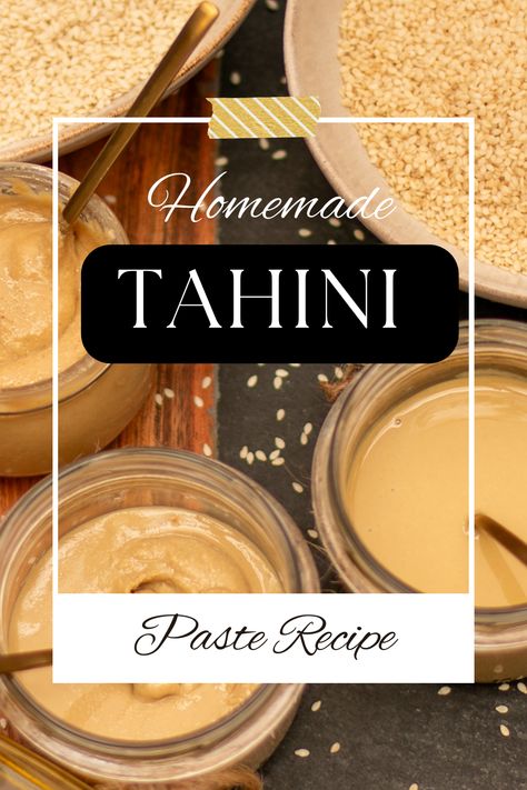 Delve into a symphony of wholesome flavors with Homemade Tahini and Sesame Pasta. Every spoonful transports you to a world of earthy, nutty bliss, crafted lovingly from the freshest sesame seeds. Let's awaken your home cooking with the magic of homemade tahini. For more such culinary journeys, follow us and transcend ordinary recipes. Make Tahini, How To Make Tahini, Instant Loss, Tahini Sauce Recipe, Homemade Tahini, Tahini Recipe, Tahini Paste, Paste Recipe, Whole Food Diet