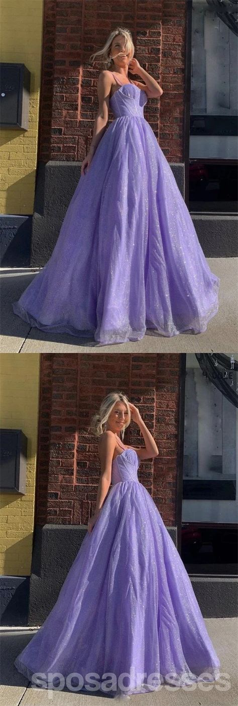 Purple Dress Aesthetic, Prom Dresses Flowy, School Dance Dresses, Formal Clothes, Cheap Prom Dresses Long, Purple Prom, Dream Prom, Stunning Prom Dresses, Simple Prom Dress