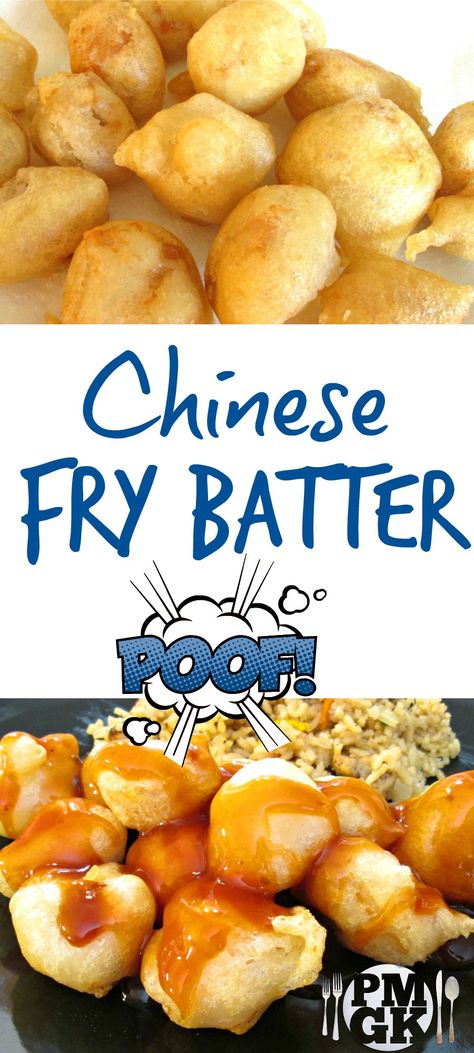 Chinese Battered Chicken, Chinese Chicken Batter, Chinese Fried Shrimp Batter, Chicken Ball Batter Recipe, Easy Batter Recipe, Cornstarch Batter For Frying, Deep Fried Batter Recipe, Homemade Tempura Batter, Diy Tempura Batter