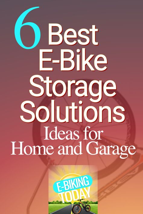 Discover the 6 best electric bike storage solutions. Get some great ideas on how to store your electric bike at home and in your garage. Check out the different ways of storing your bike, take a look at suggested products, and get the tips you need to decide which storage options are right for you! Electric Bike Charging Station, Electric Bike Accessories, E Bike Storage, Electric Bike Storage, Bike Storage Small Space, Bike Storage Apartment, Bicycle Storage Rack, Bike Gadgets, Bicycle Garage