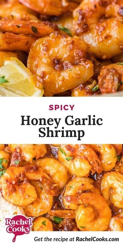 With crispy bits of golden brown fried garlic and a smoky sweet sauce, spicy garlic shrimp are zesty and amazingly good! You’re going to love this shrimp recipe! Tender seasoned shrimp are spicy and smoky and drenched in a rich sweet, citrus sauce composed of honey, butter, and lemon juice. The sauce complements the shrimp perfectly. This meal can be prepared in less than a half hour. You’ll need a good-sized skillet and that’s about it. Pasta Angel Hair, White Jasmine Rice, Citrus Sauce, Seasoned Shrimp, Honey Shrimp, Jasmine Rice Recipes, Sweet And Spicy Shrimp, Spicy Garlic Shrimp, Fried Shrimp Recipes