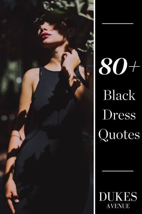 Looking to post a little black dress pic to Instagram but can't think of a caption? Check out these 80+ classy black dress quotes for Instagram that cover everything from funny black dress quotes, black dress quotes inspiration, wearing black quotes and quotes for a classic black dress pic! Black Dress Captions For Instagram Post, Black Outfit Quotes Instagram, Black Dress Quotes Instagram, Little Black Dress Quotes, Black Outfit Quotes, Black Dress Selfie, Black Dress Captions For Instagram, Black Dress Quotes, Wearing Black Quotes