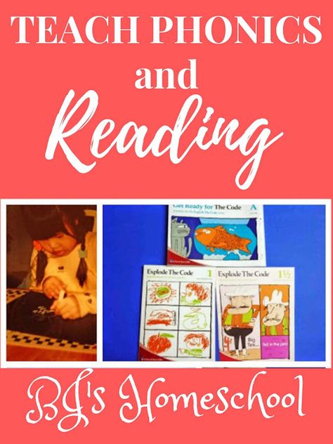 BJ's Homeschool : Homeschool Phonics and Reading Curriculum - Explod... Explode The Code, Homeschooling Elementary, Homeschool Phonics, First Grade Books, High School Electives, Elementary Homeschool, Phonics Programs, Elementary Learning, Reading Curriculum