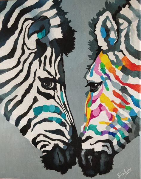 Zebra Acrylic Painting, Zebra Painting Abstract, Zebra Painting Acrylics, Africa Painting, Nova Art, Animal Paintings Acrylic, Zebra Painting, Zebra Art, Arm Art