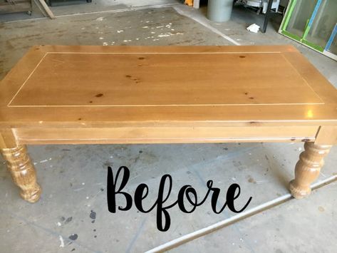 Mustard Playroom Coffee Table Makeover Mustard Playroom, Playroom Coffee Table, Coffee Table Upcycle, Yellow Chalk Paint, Playroom Table, Coffee Table Makeover, Painted Coffee Tables, Table Makeover, Solid Wood Coffee Table