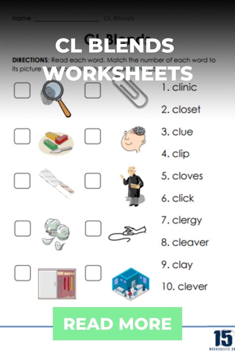 These phonics worksheets help young learners practice working with words that begin with the "CL" consonant blend and saying them. Variant Vowels, Open Syllables, Consonant Digraphs, Long Vowel Sounds, Letter Blends, Blends Worksheets, Kindergarten Social Studies, Decoding Words, Blending Sounds