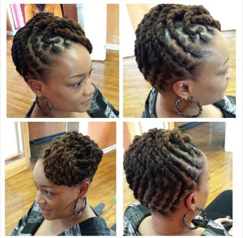 Short to medium locs Latest Dreadlocks Styles, Dreads Styles For Women, Short Dreadlocks Styles, Long Locs, Locks Hair, Loc Hairstyles, Beautiful Dreadlocks, Short Locs Hairstyles, Dreadlock Styles