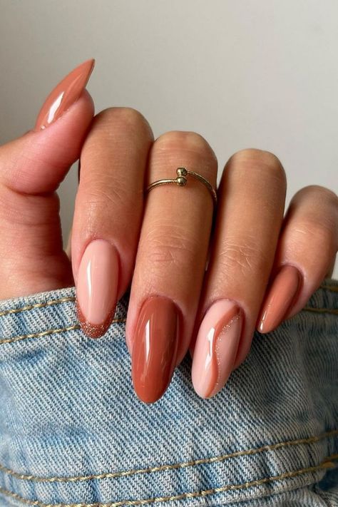 Nail 2022, Simple Toe Nails, Nails Autumn, Simple Fall Nails, Autumn Nail, Fall Gel Nails, Nails 2022, Nails Fall, 2022 Trends