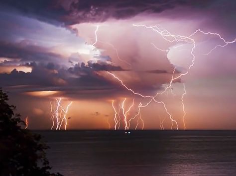 Lightning over Lake Maracaibo, Venezuela Catatumbo Lightning, Lightning Images, Lenticular Clouds, Florida Institute Of Technology, Nasa Earth, Atlas Obscura, Lightning Storm, Stormy Weather, Lightning Strikes