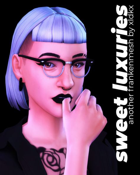 Maxis Match CC World - S4CC Finds Daily, FREE downloads for The Sims 4 Sims Stories, Bangs Ponytail, Pelo Sims, My Sims, Sims 4 Mm Cc, Goth Hair, Sims 4 Mm, Sims4 Clothes, Punk Hair