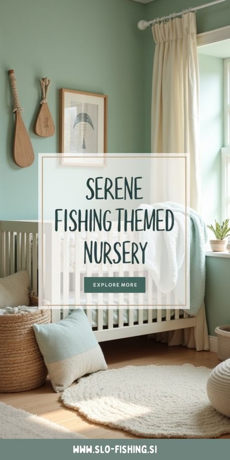 Dive into the world of serenity with a beautiful fishing themed nursery. This guide offers creative tips and ideas to transform your little one's room into a calming haven. From soothing color palettes to charming fishing-themed decor, discover how to create an environment that fosters relaxation and comfort. Whether you're a DIY enthusiast or looking for expert advice, these ideas will inspire you to craft the perfect serene fishing themed nursery. Click on the pin to read more on our website! Frog Themed Nursery, Fishing Themed Nursery, Fishing Nursery Theme, Nursery Tips, Easy Fish Drawing, Fishing Nursery, Baby Boy Room, Nautical Colors, Cozy Furniture