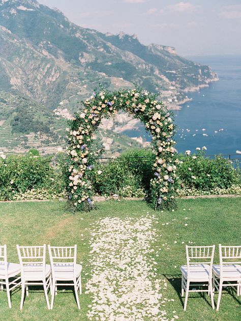 Amalfi Wedding, Wedding Venues Italy, Ravello Italy, Lush Wedding, Amalfi Coast Wedding, Candlelit Dinner, Immediate Family, Wedding Beach Ceremony, European Wedding