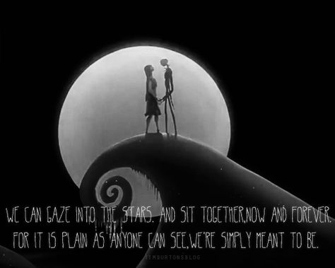 Nightmare before Christmas Jack And Sally Quotes, Sally Quotes, Christmas Love Quotes, Nightmare Before Christmas Quotes, Jack Y Sally, Jack The Pumpkin King, Danny Elfman, In Theaters Now, Tim Burton Films