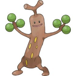 Sudowoodo - #185 - Rock Cartoon Character, Pokemon, Green, Pokémon