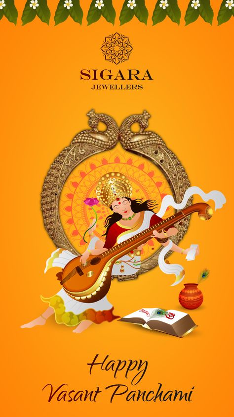 The creative power resides in all of us. May Goddess Saraswati bless your life with success, happiness, love, and warmth. Wishing you a Happy Vasant Panchami Happy Vasant Panchami, Vasant Panchami, Goddess Saraswati, Airplane Window, Love U, Fine Jewelry Designers, All Of Us, Budgeting, Instagram Profile