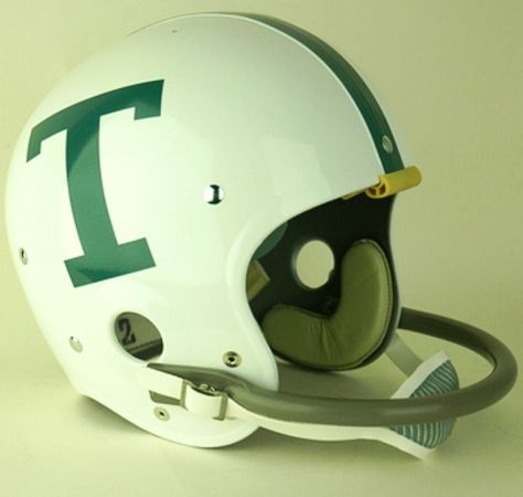 1971 Tulane Green Wave College Football Helmets, Hawaii Rainbow, Rainbow Warrior, Oregon Ducks Football, Green Wave, Playing Football, Football Program, Michigan State Spartans, Football Helmet