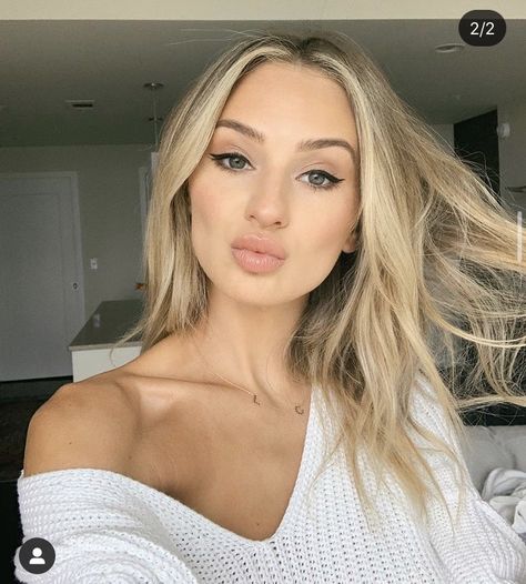 Lauren Bushnell Hair, Lauren Bushnell, Lauren Lane, Lovely Eyes, Blue Eye Makeup, Makeup Inspo, My Hair, Hair Inspiration, Blonde Hair