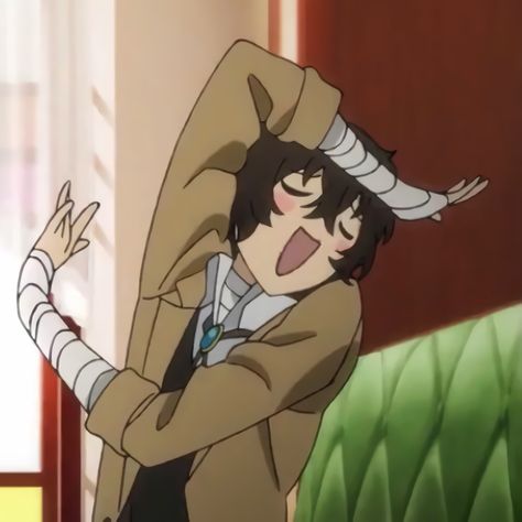 Dazai Osamu Anime, Anime Bungou Stray Dogs, Bungou Stray Dogs Characters, Dog Icon, Dazai Bungou Stray Dogs, Dazai Osamu, Bongou Stray Dogs, Stray Dogs Anime, Dog Memes