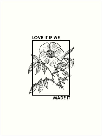 Love It If We Made It Tattoo, We Made It Tattoo, 1975 Tattoos, It Tattoo, Nerdy Tattoos, Branding Inspo, Tom Petty, We Made It, Body Mods