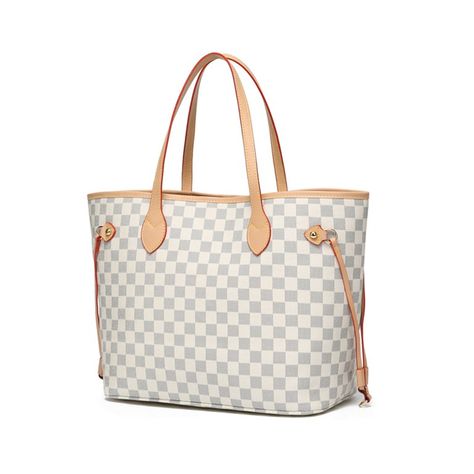 TWENTY FOUR Women Handbag Checkered Shoulder Bag Tote Fashion Casual Bag -Leather (White) Mother's Day Gifts. - Walmart.com Purse Wishlist, Shoes Board, Outfit Choices, Trendy Purses, Fringe Handbags, Cheap Purses, Twenty Four, Wardrobe Outfits, Cute Purses