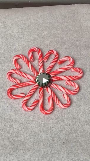 Candy Cane Pie, Easy Baking Recipe, Cherry Pie Filling, Easy Baking Recipes, Cherry Pie, Candy Canes, A Circle, Pie Filling, Easy Baking