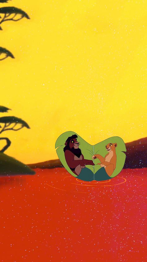 Lion King 2 Wallpaper, Lion King Lockscreen, Lion King Wallpaper, Fancy Background, Kiara Lion King, Anastacia Disney, Lion King Poster, Kiara And Kovu, Lion King Tattoo