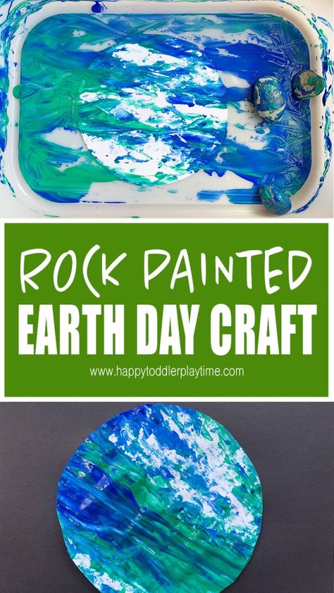 Earth Day Preschool Activities, Earth Day Craft, Earth Activities, Painted Earth, Earth Week, Earth Day Projects, Earth Craft, April Crafts, Earth Day Crafts