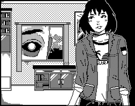 WORLD OF HORROR (@panstasz) | Twitter Pixel Art Comic, World Of Horror Game Art, World Of Horror Game, Pixel Horror Art, World Of Horror, Pixel Horror, Scary Pixel Art, Pixel Art Horror, Horror Pixel Art