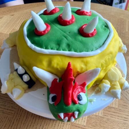 Bowser Birthday Cake, Bowser Cake, Cake For His Birthday, The Great British Bake Off, British Bake Off, Great British Bake Off, Cupcake Designs, Bake Off, Character Cakes