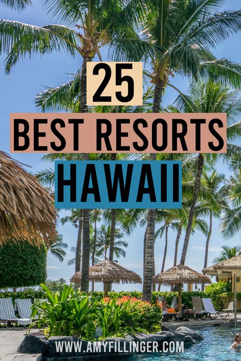 Here are the 25 best resorts in Hawaii. This blog post on the best Hawaii resorts features the best resorts in Maui, best resorts in Oahu, best resorts in Kauai, and best resorts on the Big Island of Hawaii. If you're planning a Hawaii vacation and not sure where to start, start here! These Hawaii travel tips will make your Hawaii vacation planning a breeze. #hawaiitraveltips #bestresortsinhawaii #hawaiivacation #hawaiitravelagent #hawaiitrip #hawaiitips Best Resorts In Hawaii, Westin Maui Resort & Spa Hawaii, Turtle Bay Resort Hawaii, Best Maui Resorts, Hawaii Honeymoon Resorts, Hawaiian Resorts, Hawaii Holiday, Hawaii Resorts, Turtle Bay Resort