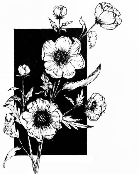 Tim Burton Flowers, Background Sketch, Tim Burton Characters, Ink Doodles, Sketch Ink, Flowers Background, Lino Cut, Tattoo Inspo, Tattoo Idea