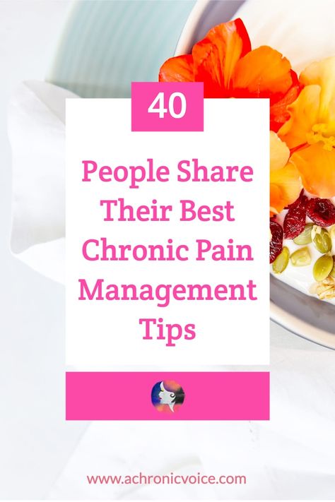 40 people with chronic illness share their best chronic pain management tips in this insightful roundup. Whilst self-compassion, pacing and resting are common themes, there are also many other creative ideas and tips from spoonies! Living With Chronic Pain, Pain Management Techniques, Chronic Pain Management, Chronic Condition, Common Themes, Self Compassion, Management Tips, Chronic Illness, Chronic Pain