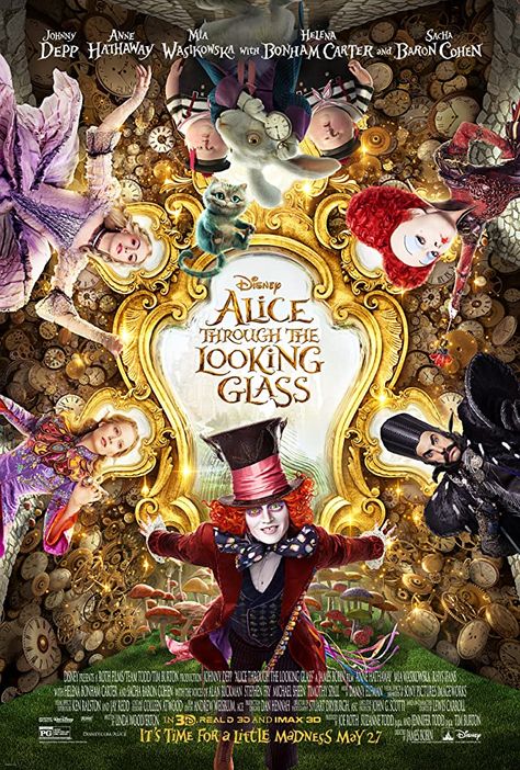 Alice Kingsleigh, Glass Movie, Les Goonies, Taustakuva Iphone Disney, Sacha Baron Cohen, Disney Presents, Mia Wasikowska, Tim Curry, Johnny Depp Movies